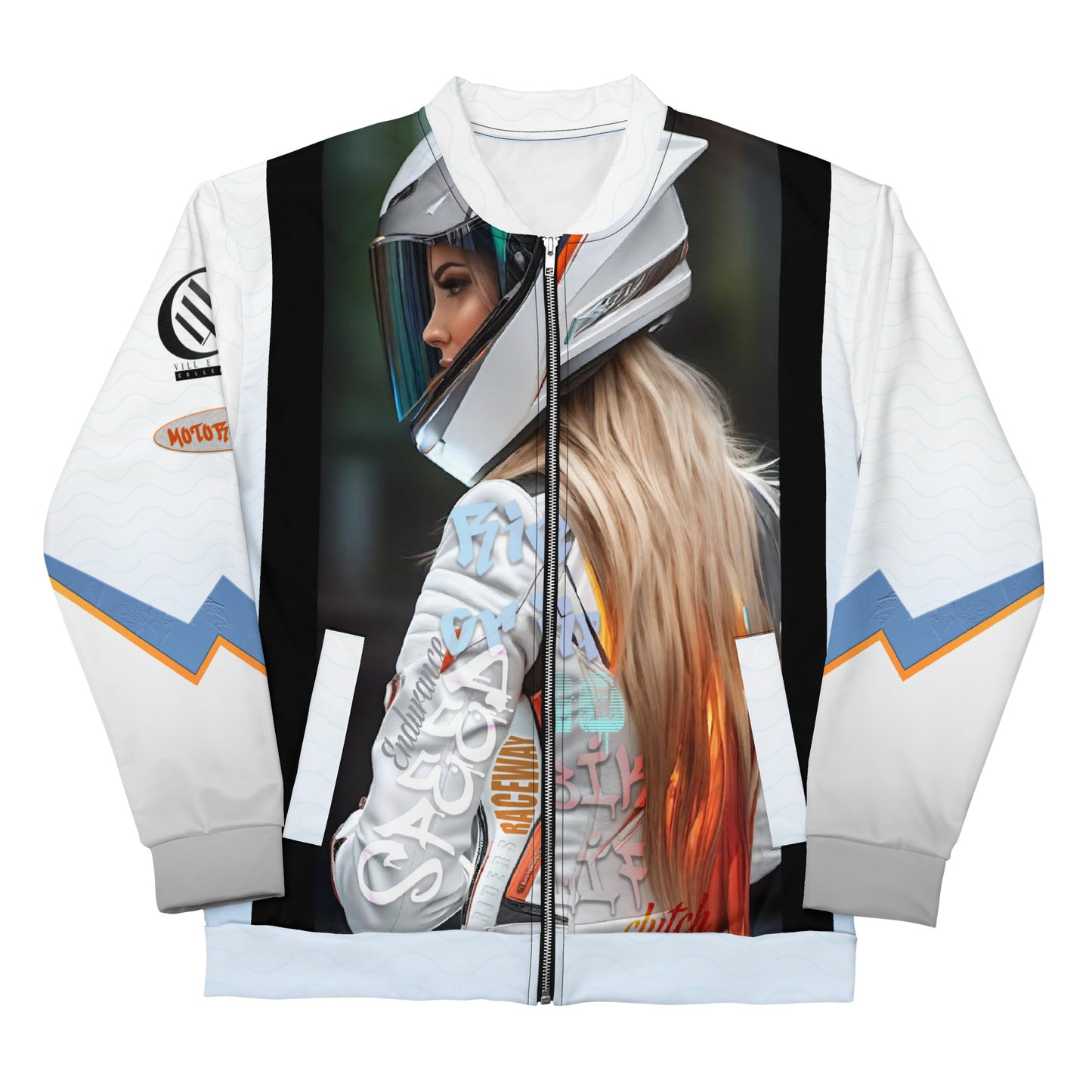 Bike Life Graffiti Unisex Bomber Jacket