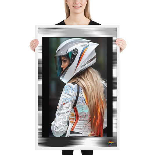 Bike Life Graffiti Framed photo paper poster