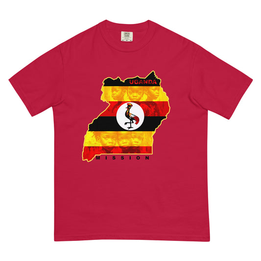 Uganda Missions Unisex garment-dyed heavyweight t-shirt