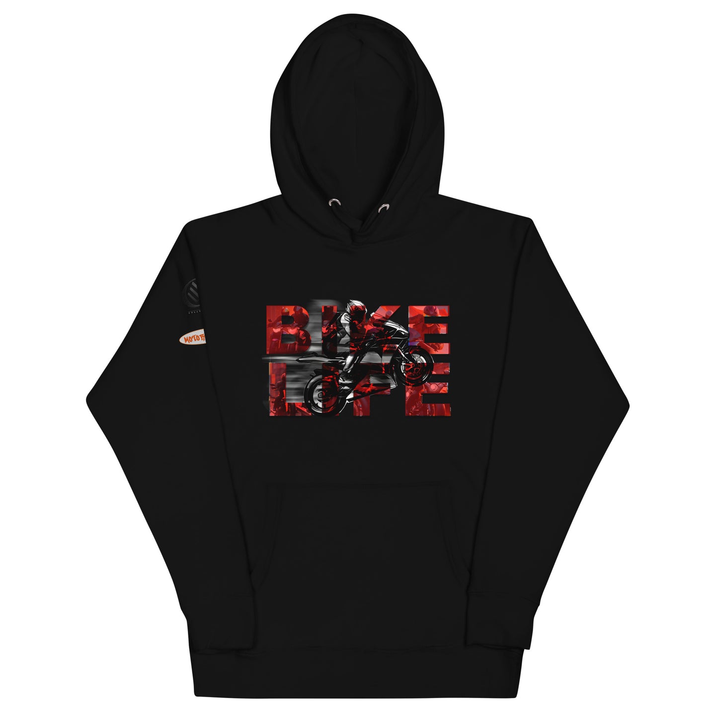 Bike Life Biker Collage Unisex Hoodie