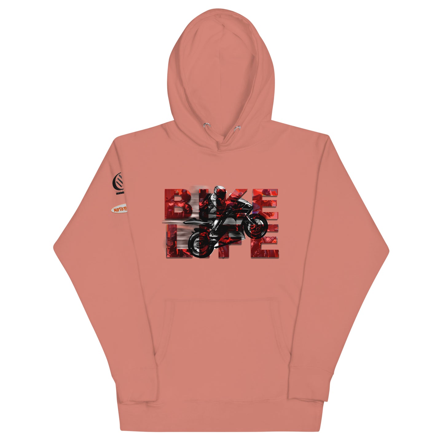 Bike Life Biker Collage Unisex Hoodie