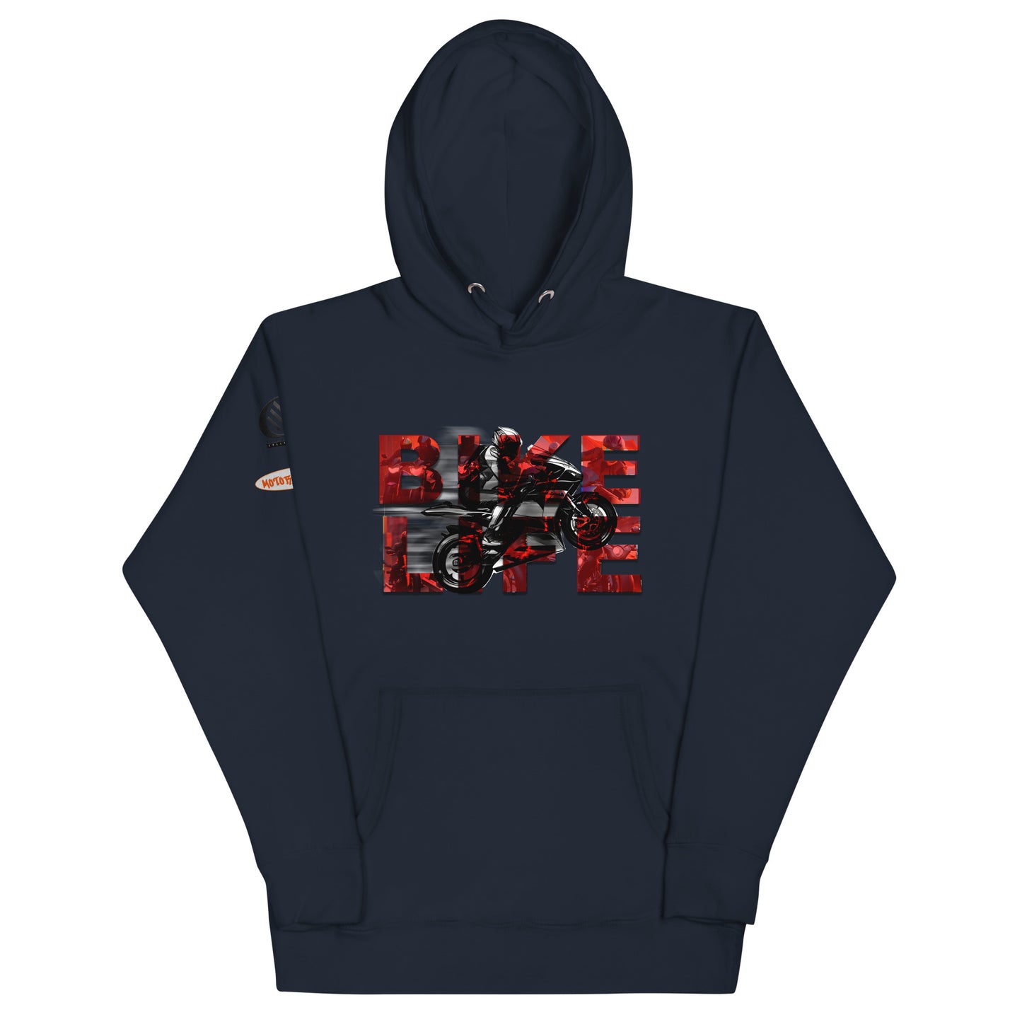 Bike Life Biker Collage Unisex Hoodie