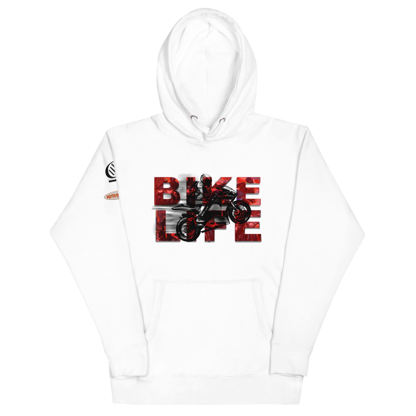 Bike Life Biker Collage Unisex Hoodie