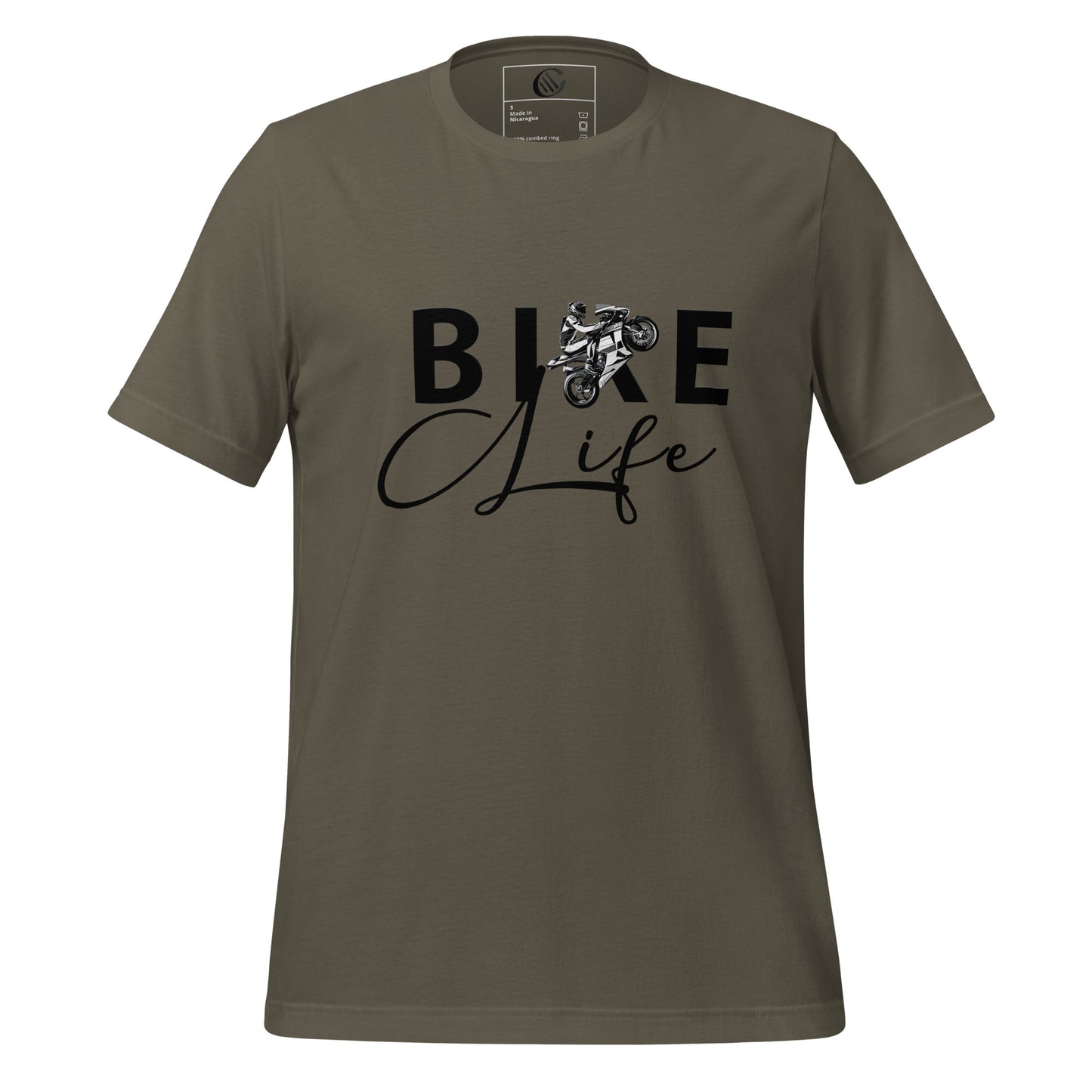 Bike Life Wheelie Unisex t-shirt