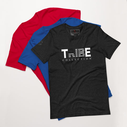 USA Tribe Collection W/B Unisex t-shirt