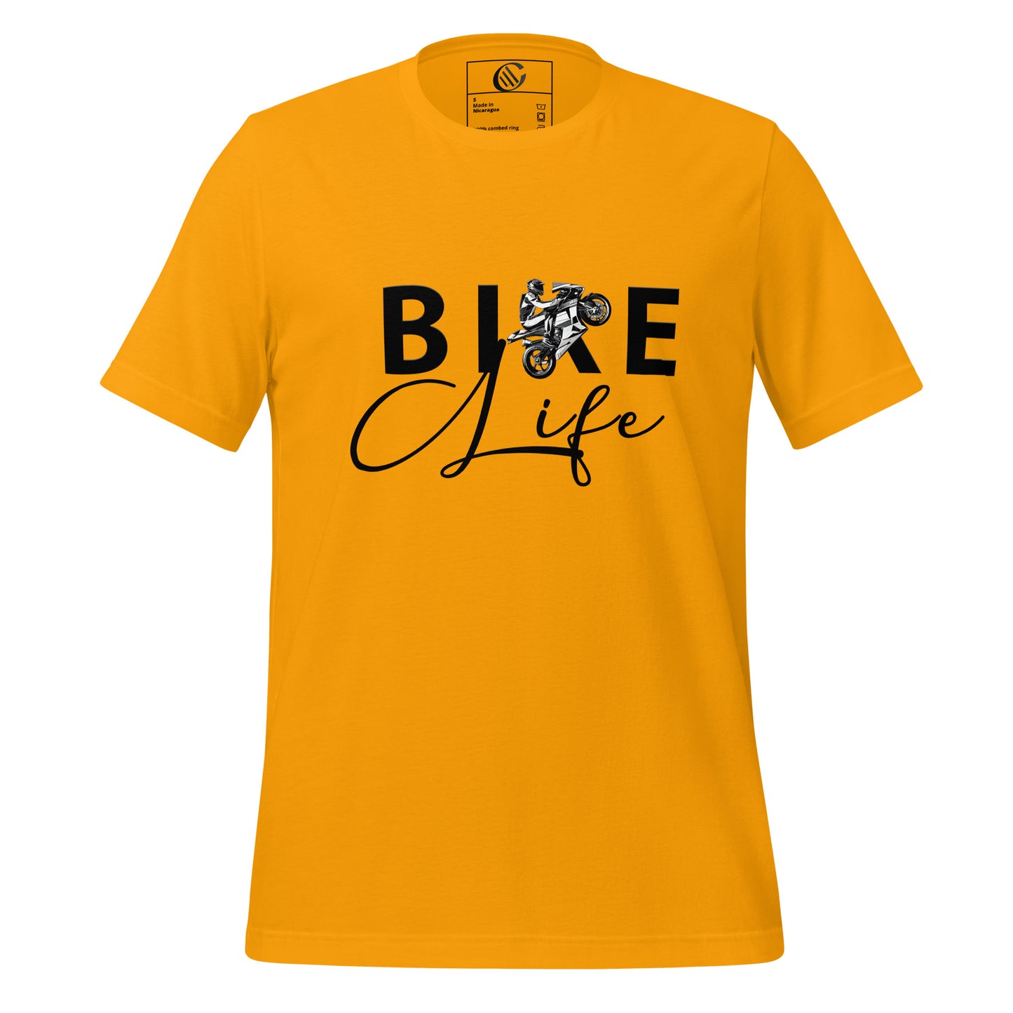 Bike Life Wheelie Unisex t-shirt