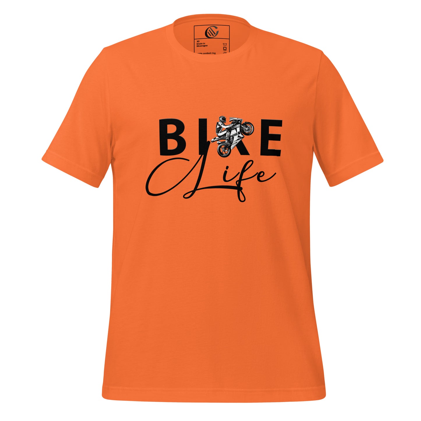 Bike Life Wheelie Unisex t-shirt