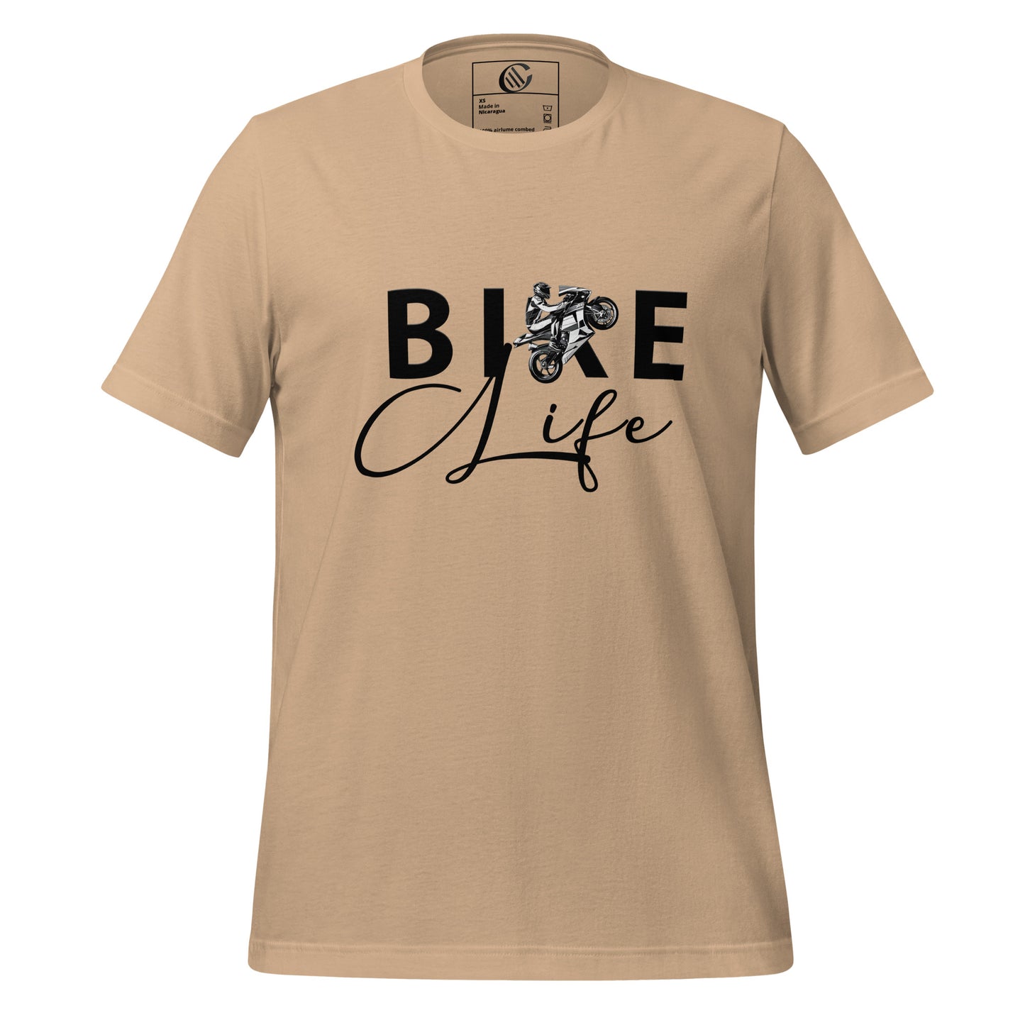 Bike Life Wheelie Unisex t-shirt