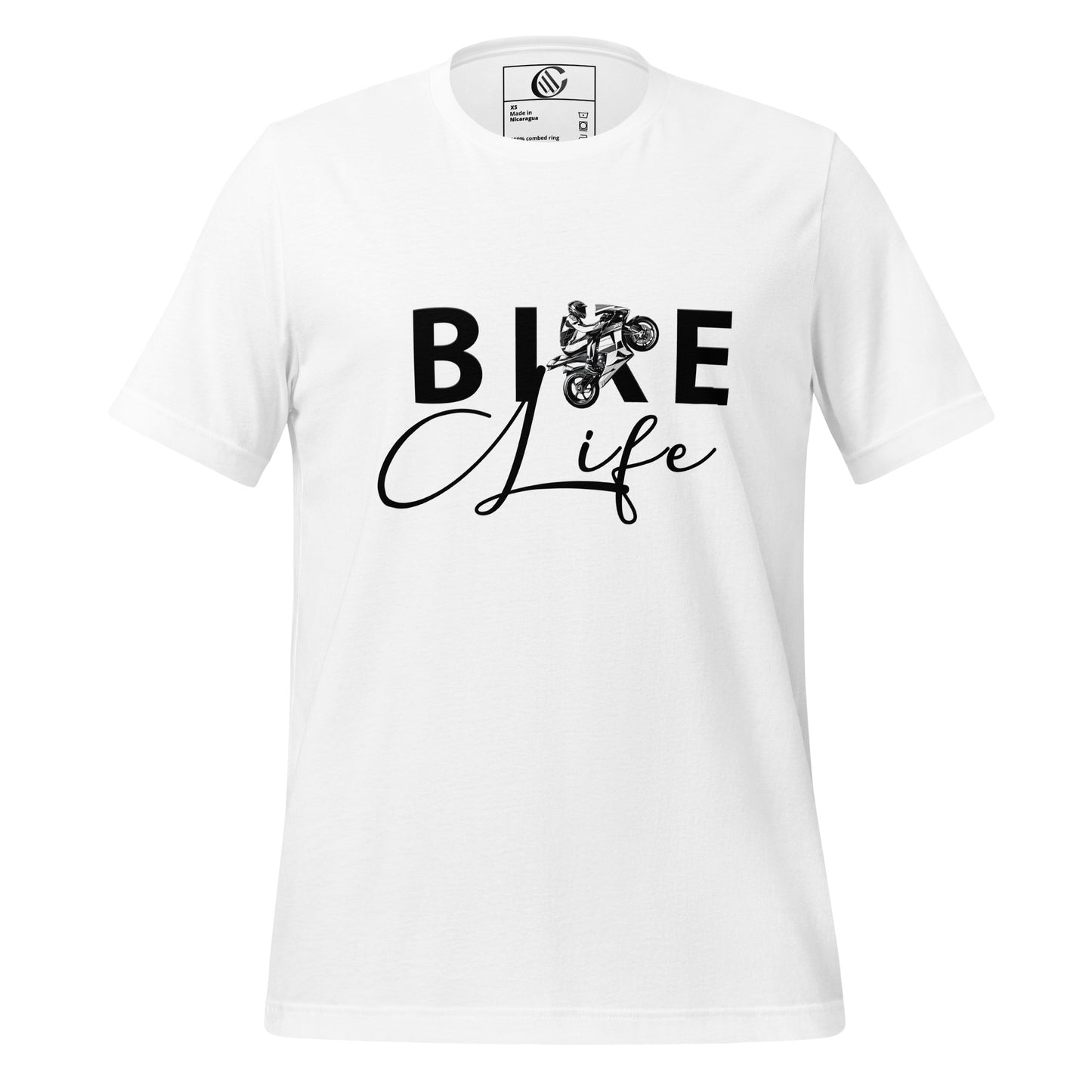 Bike Life Wheelie Unisex t-shirt