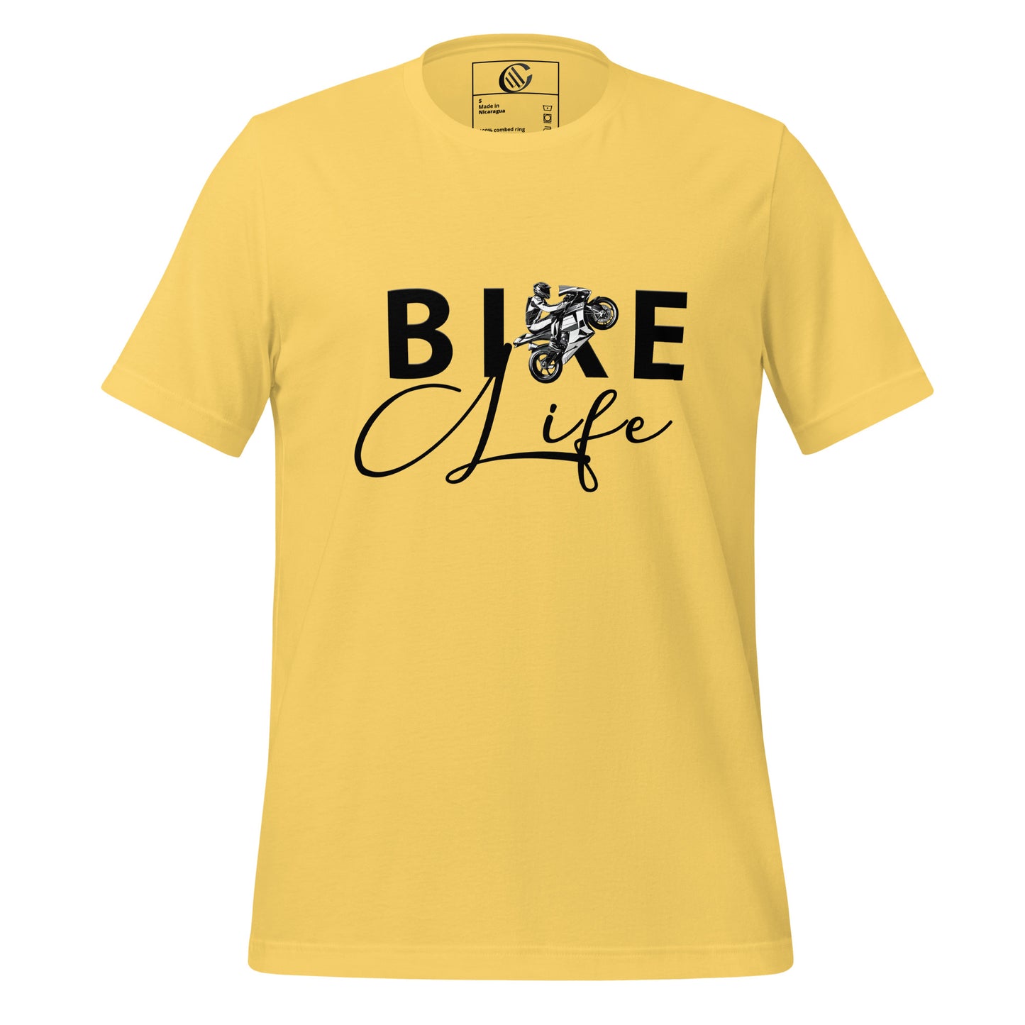 Bike Life Wheelie Unisex t-shirt